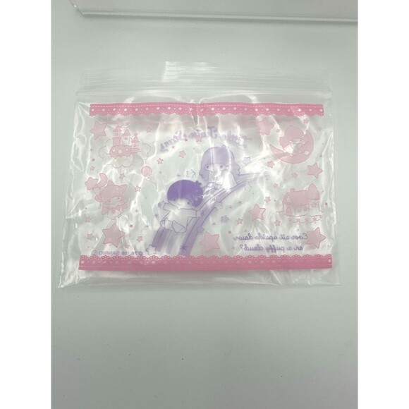 Sanrio Little Twin Stars Bag & Red Lucky Cat Plush Bell Keychain Charm - Picture 3 of 9